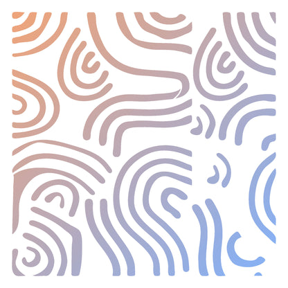 MaxxxMart - Wall Pattern Theme wall Stencil -1 (Inches)