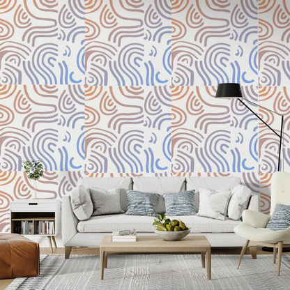 MaxxxMart - Wall Pattern Theme wall Stencil -1 (Inches)