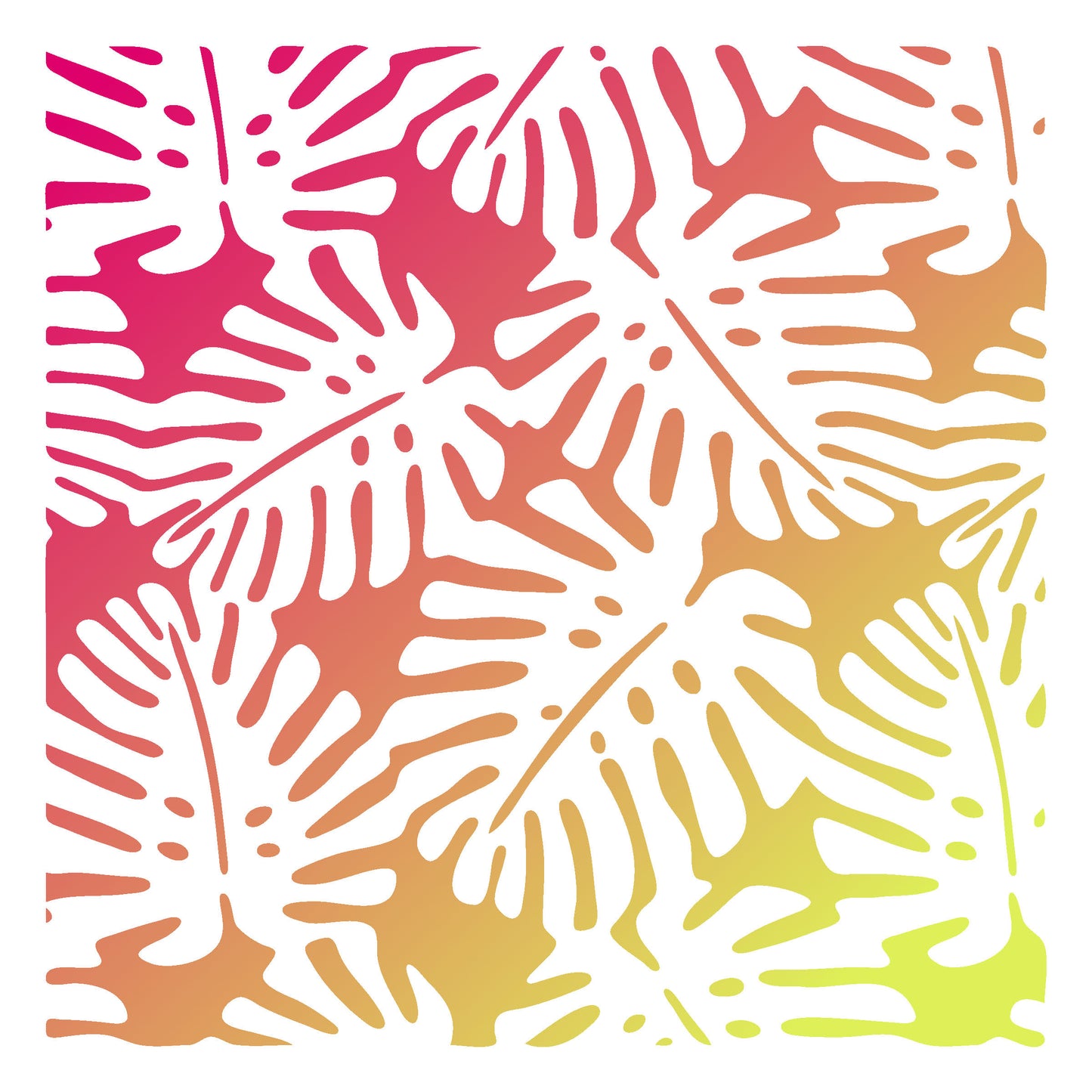 MaxxxMart - Wall Pattern Theme wall Stencil -1 (Inches)