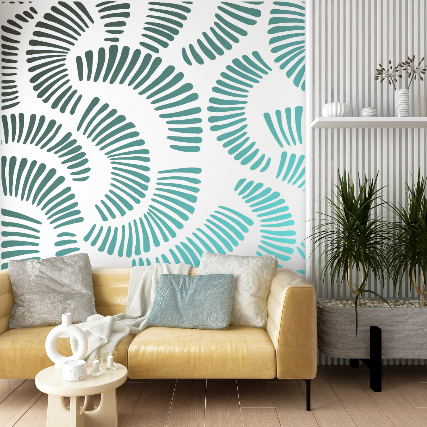 MaxxxMart - Wall Pattern Theme wall Stencil -1 (Inches)