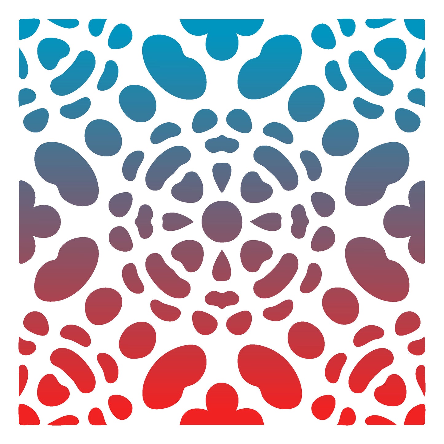 MaxxxMart - Wall Pattern Theme wall Stencil -1 (Inches)