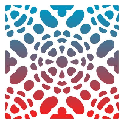 MaxxxMart - Wall Pattern Theme wall Stencil -1 (Inches)