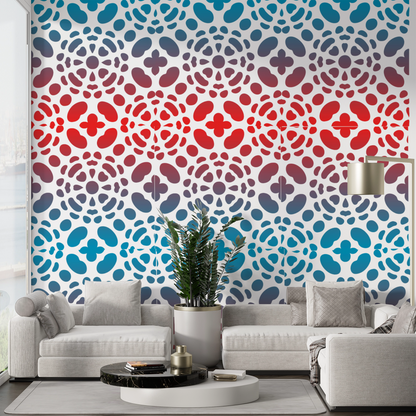 MaxxxMart - Wall Pattern Theme wall Stencil -1 (Inches)