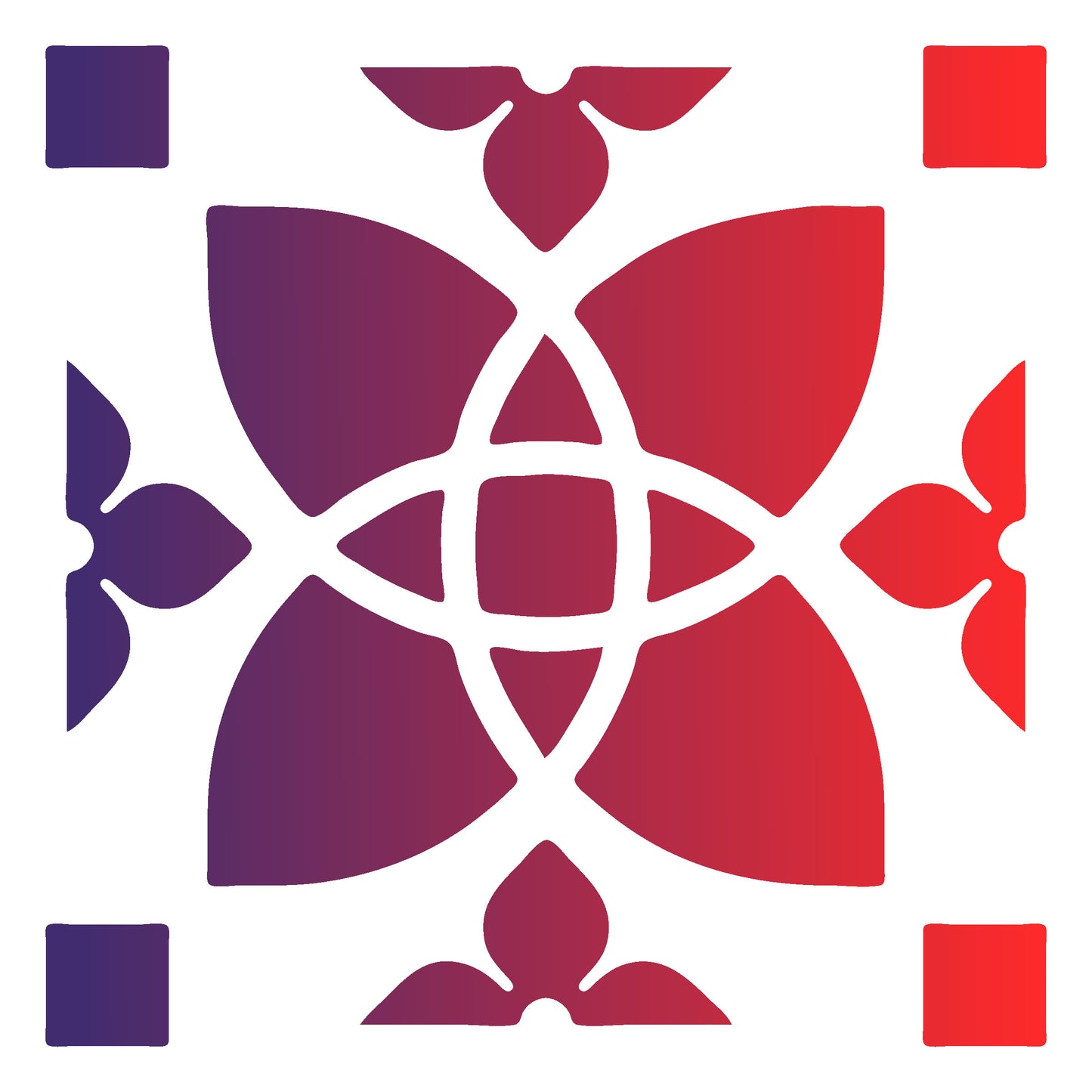 MaxxxMart - Wall Pattern Theme wall Stencil -3 (Inches)