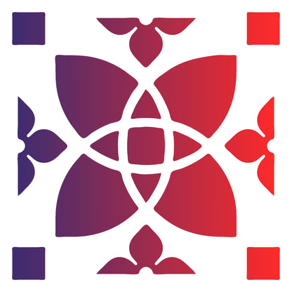 MaxxxMart - Wall Pattern Theme wall Stencil -3 (Inches)