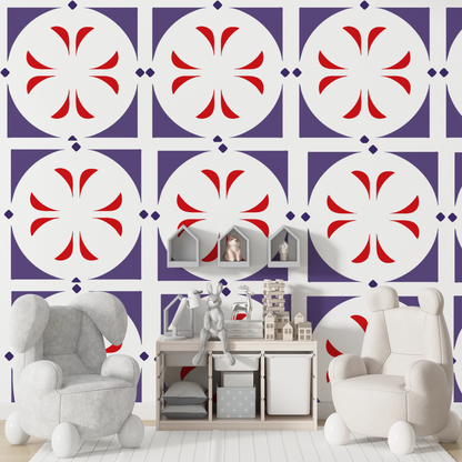 MaxxxMart - Wall Pattern Theme wall Stencil -4 (Inches)
