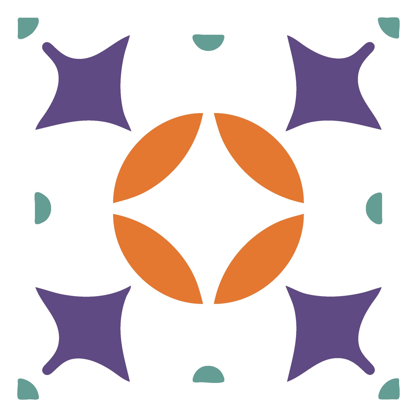 MaxxxMart - Wall Pattern Theme wall Stencil -4 (Inches)