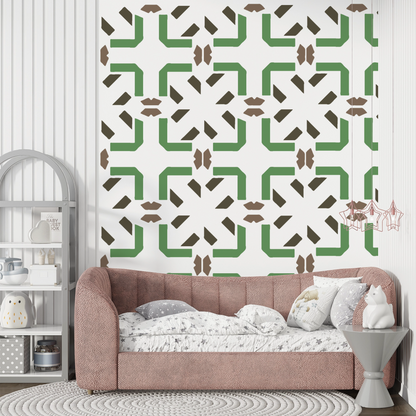 MaxxxMart - Wall Pattern Theme wall Stencil -4 (Inches)