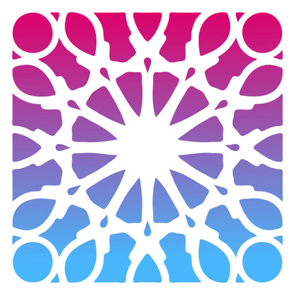 MaxxxMart - Wall Pattern Theme wall Stencil -3 (Inches)