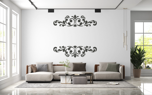 MaxxxMart - Wall Pattern Theme wall Stencil -8 (Inches)