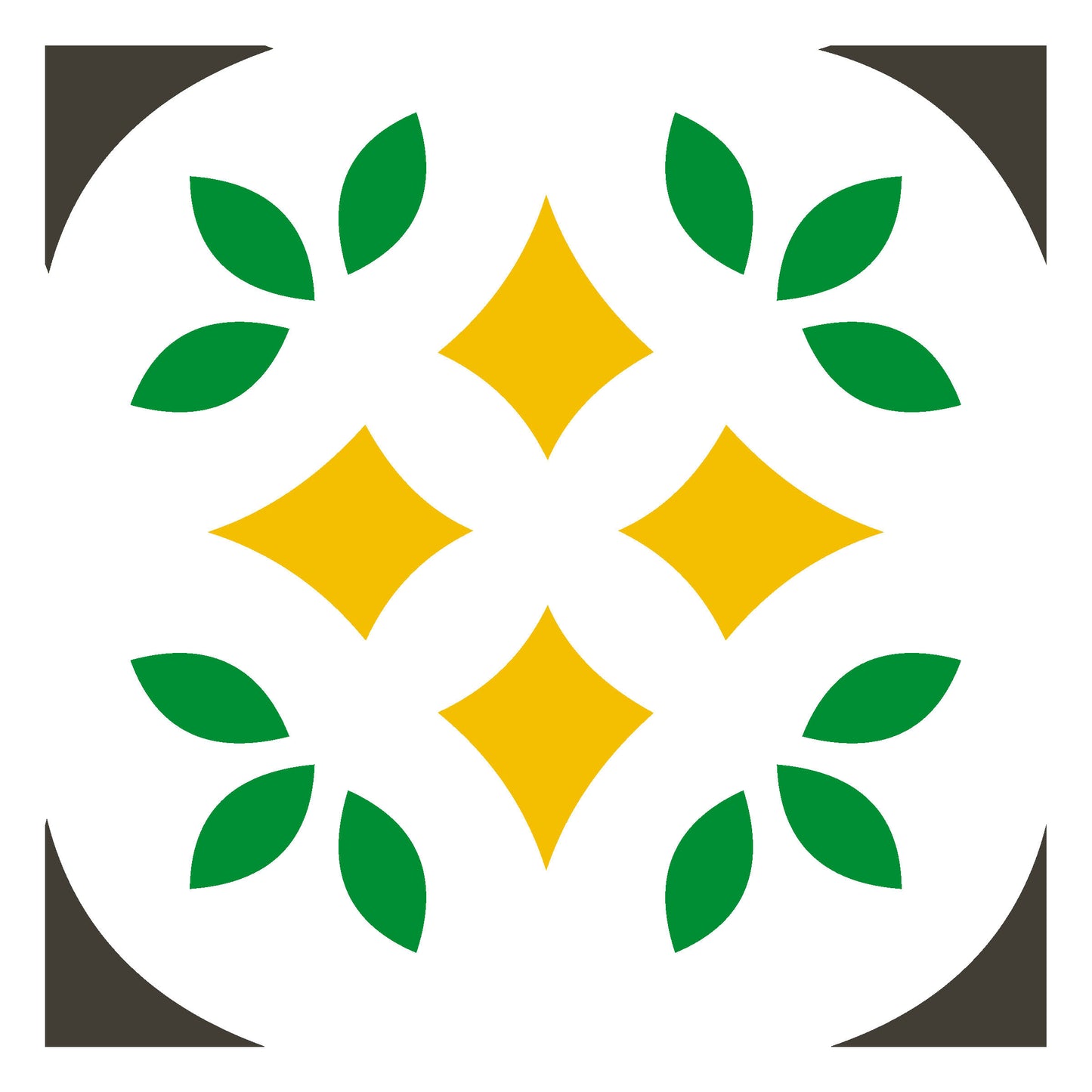 MaxxxMart - Wall Pattern Theme wall Stencil -8 (Inches)