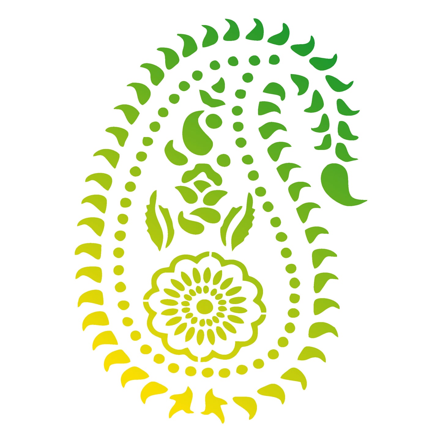 MaxxxMart - Theme Wall Stencil -1(Inches)