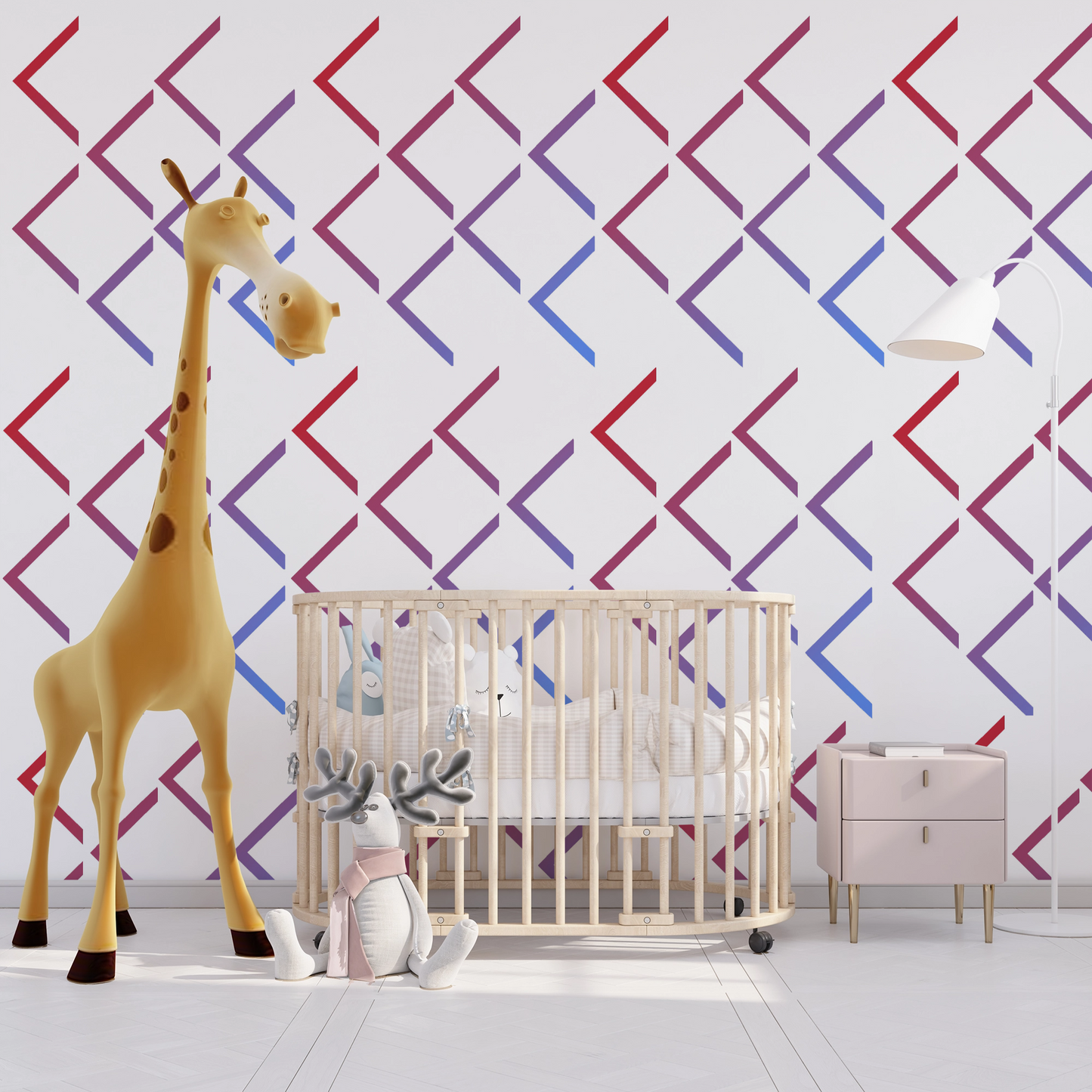 MaxxxMart - Wall Pattern Theme wall Stencil -6 (Inches)