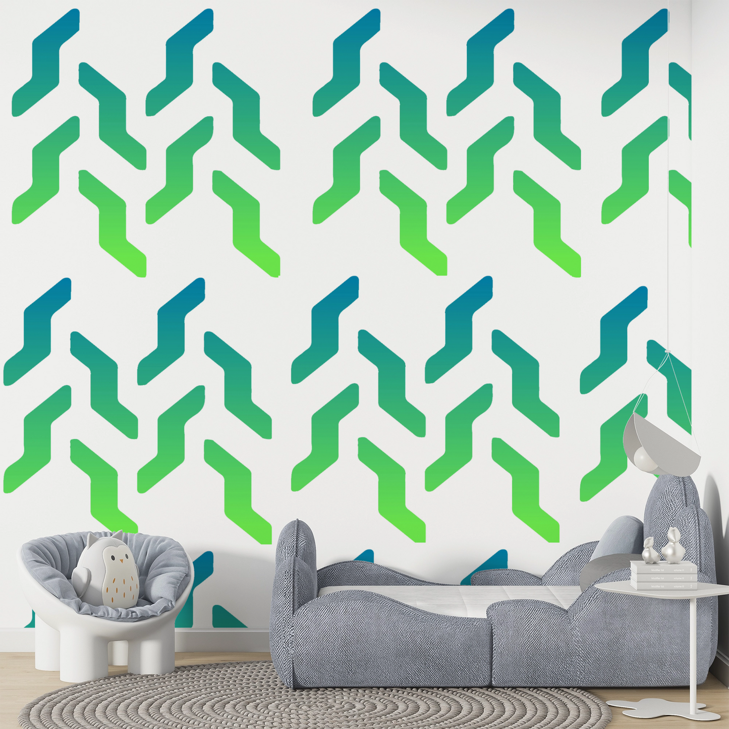 MaxxxMart - Wall Pattern Theme wall Stencil -6 (Inches)