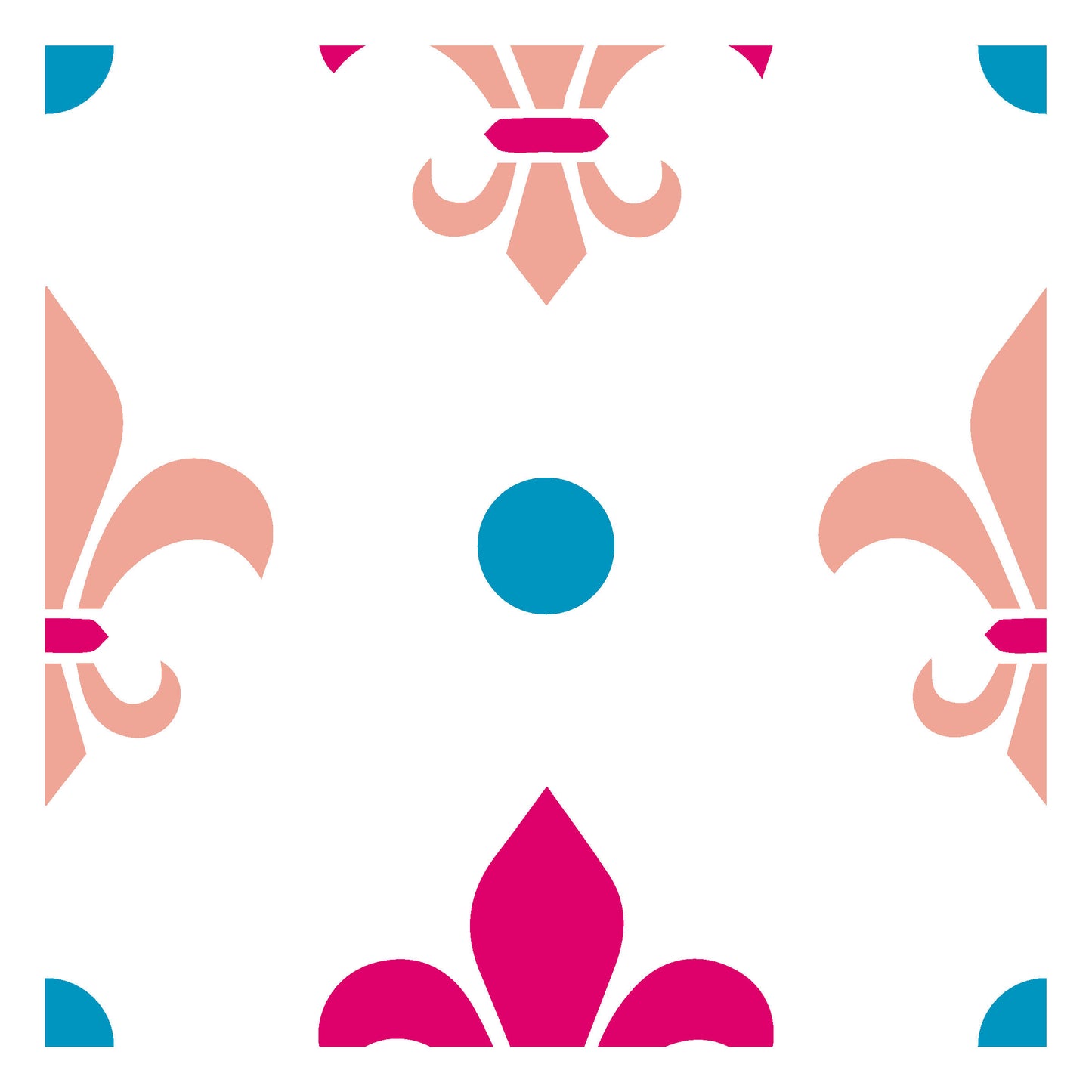 MaxxxMart - Wall Pattern Theme wall Stencil -8 (Inches)