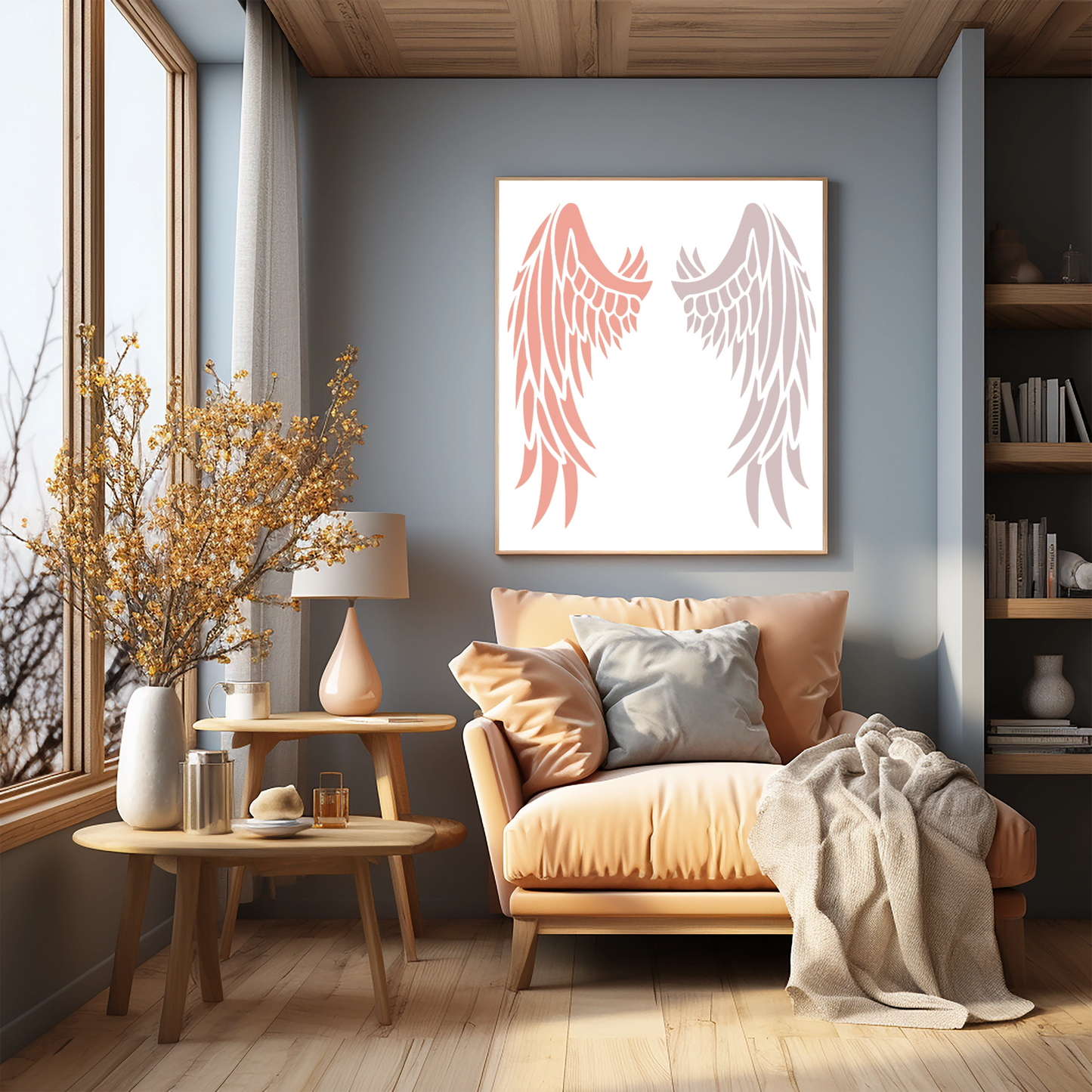 MaxxxMart - Theme Wall Stencil -2(Inches)