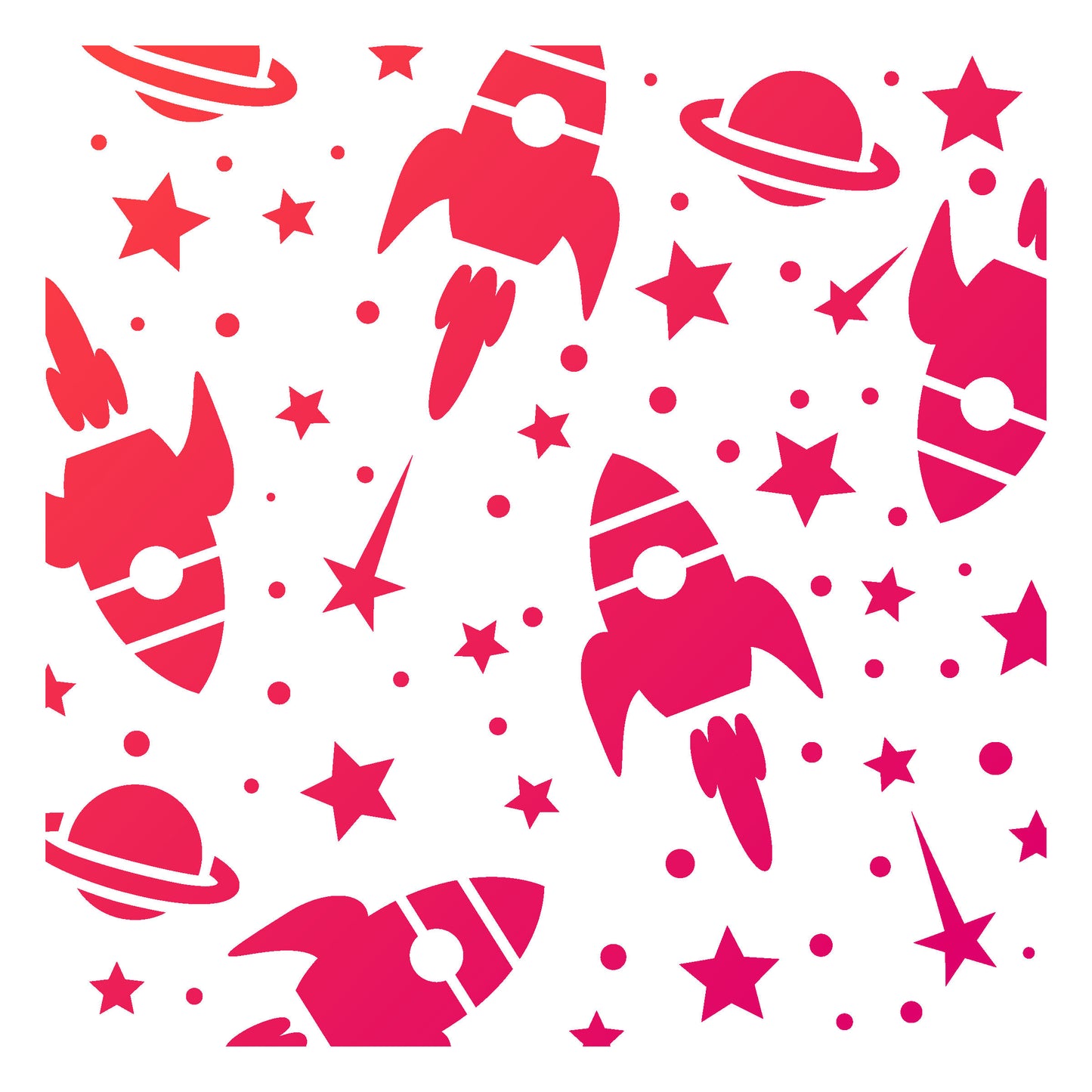 MaxxxMart - Kids Theme Wall Stencil(Inches)