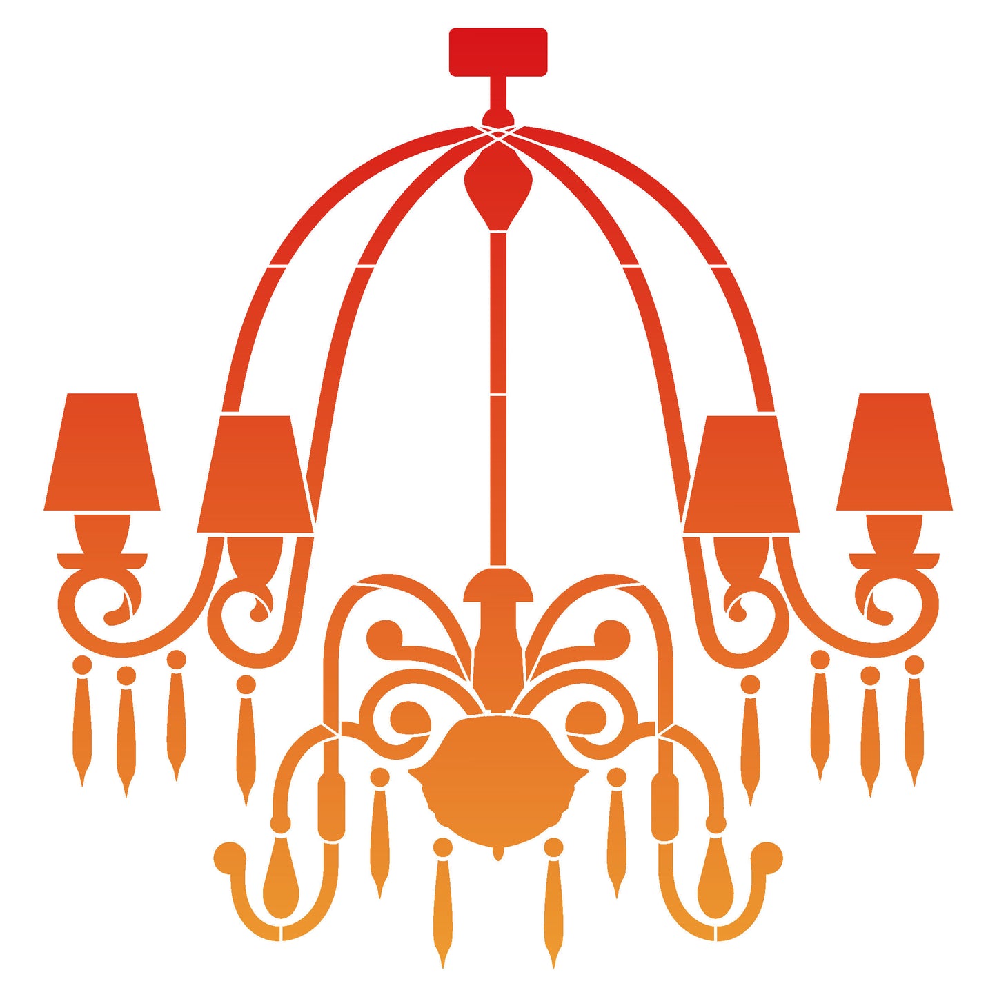 MaxxxMart - Theme Wall Stencil -2(Inches)