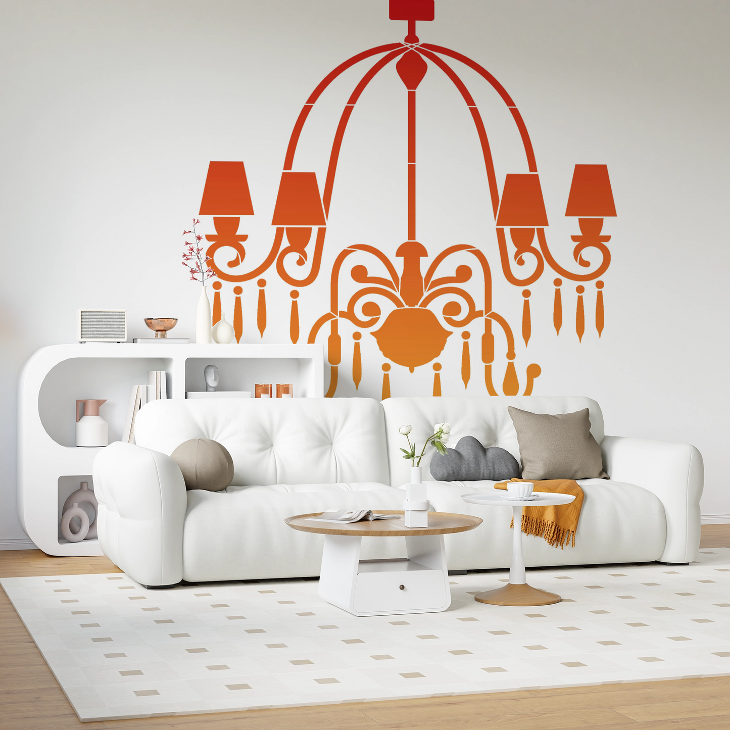 MaxxxMart - Theme Wall Stencil -2(Inches)