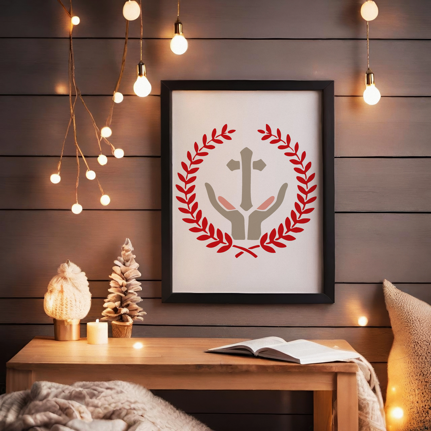 MaxxxMart - Jesus Theme Wall Stencil (Inches)