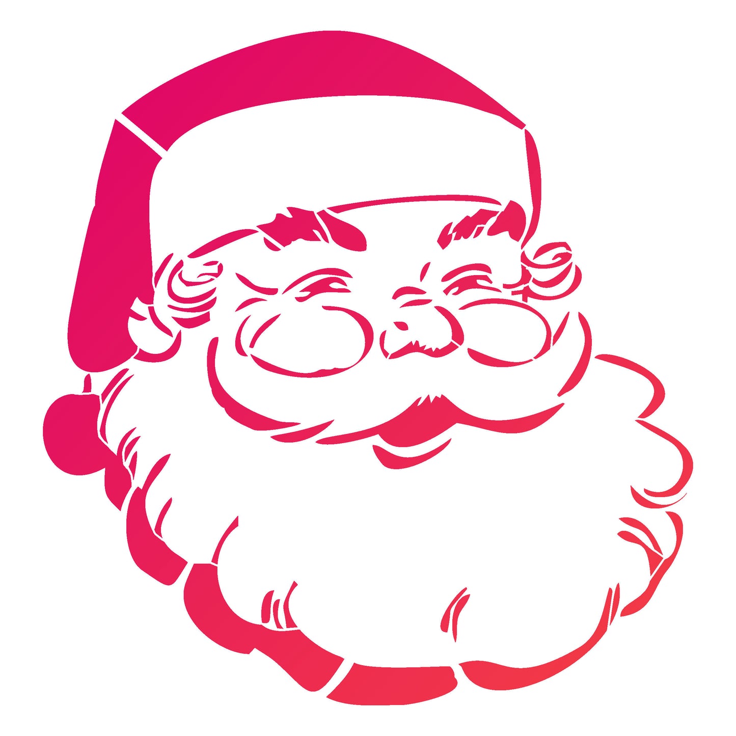 MaxxxMart - Santa Claus Wall Stencil(Inches)