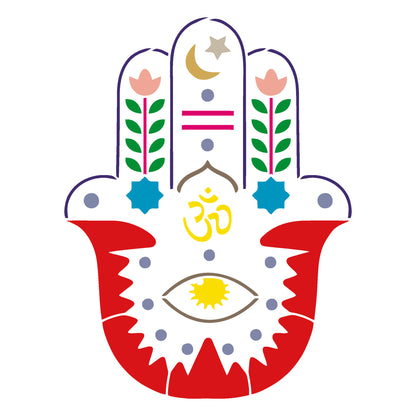 MaxxxMart - Lord Buddha And Hamsa hand (Inches)