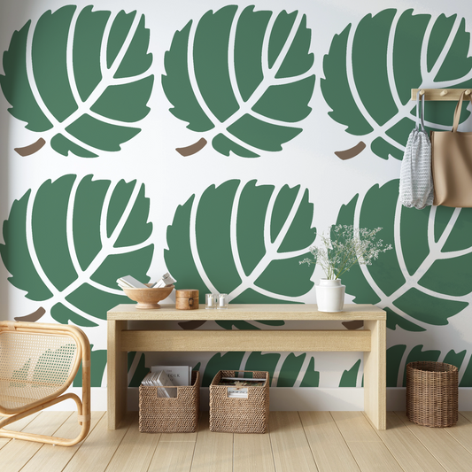 MaxxxMart - Leaves Wall Stencil-1 (Inches)