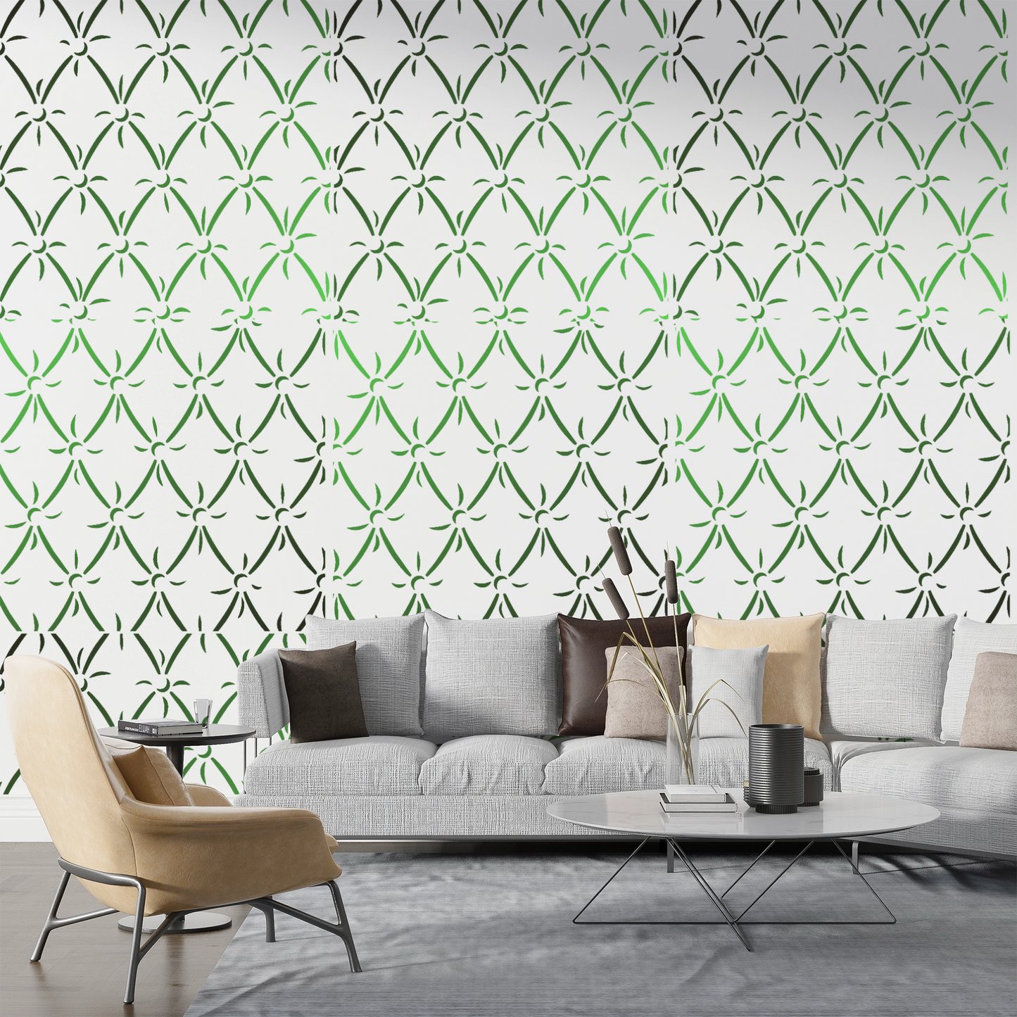 MaxxxMart - Wall Pattern Theme wall Stencil -5 (Inches)