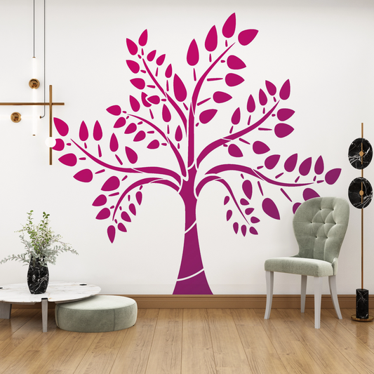 MaxxxMart - Trees And Branches Wall Stencil-7(Inches)