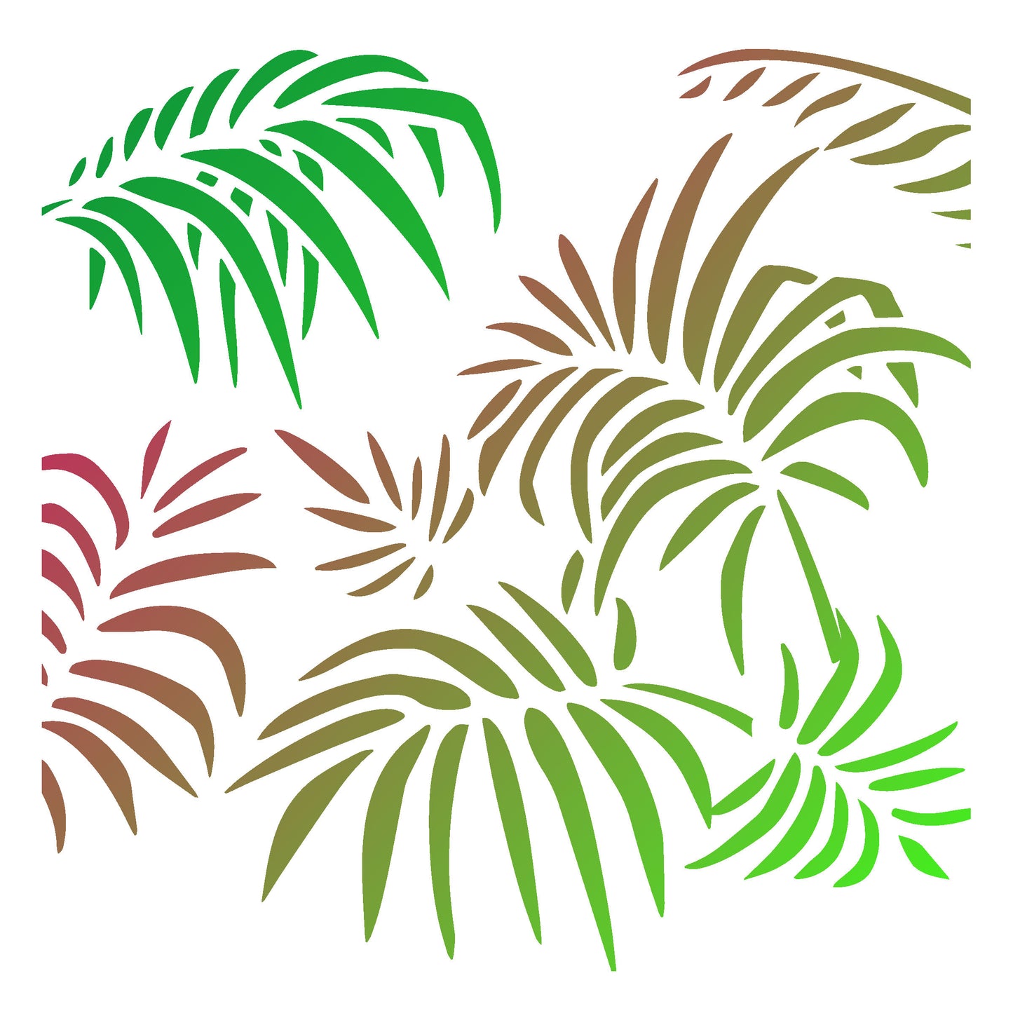 MaxxxMart - Trees And Branches Wall Stencil-7(Inches)