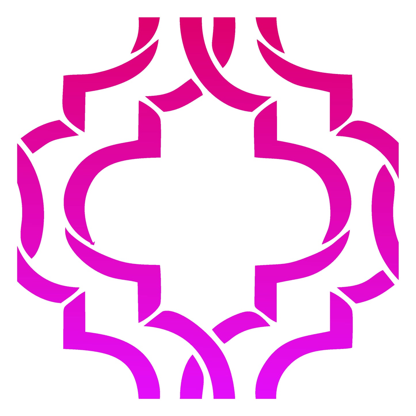 MaxxxMart - Wall Pattern Theme wall Stencil -7 (Inches)