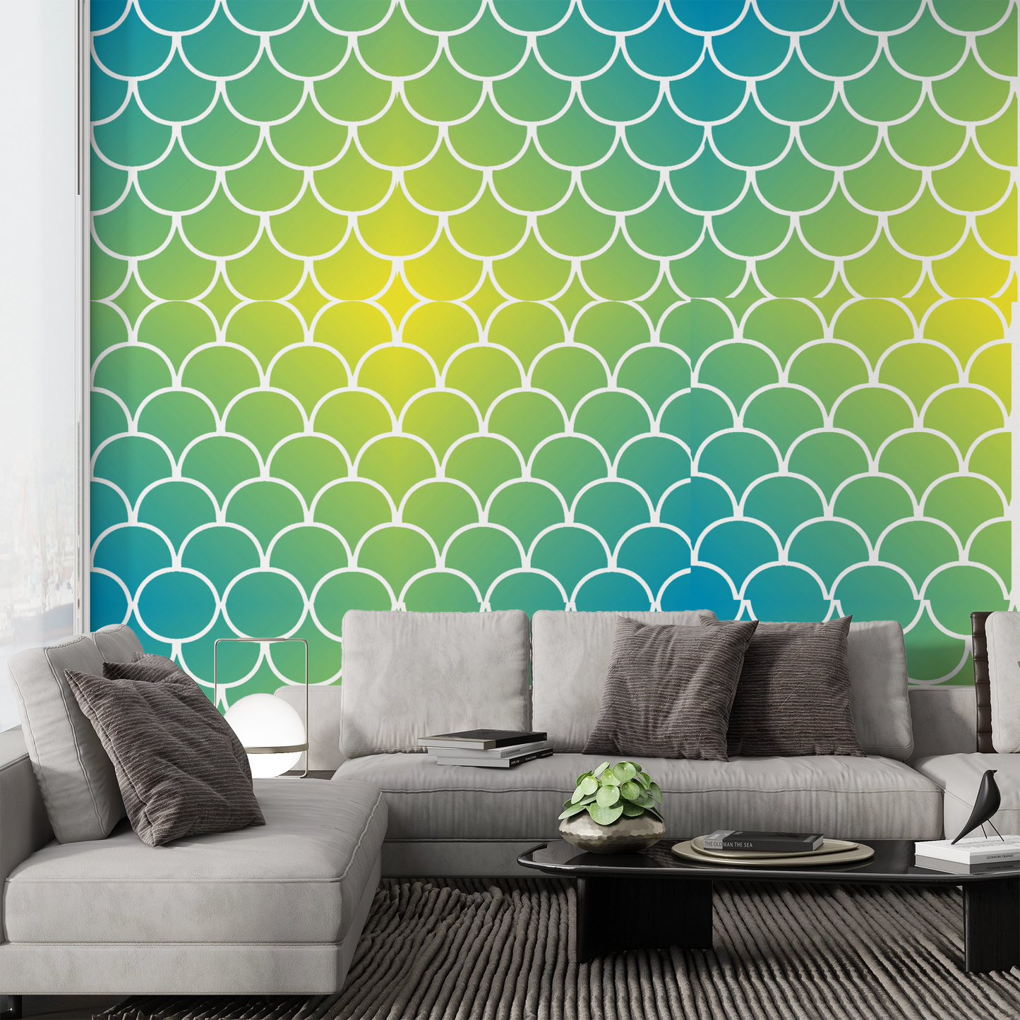 MaxxxMart - Wall Pattern Theme wall Stencil -5 (Inches)