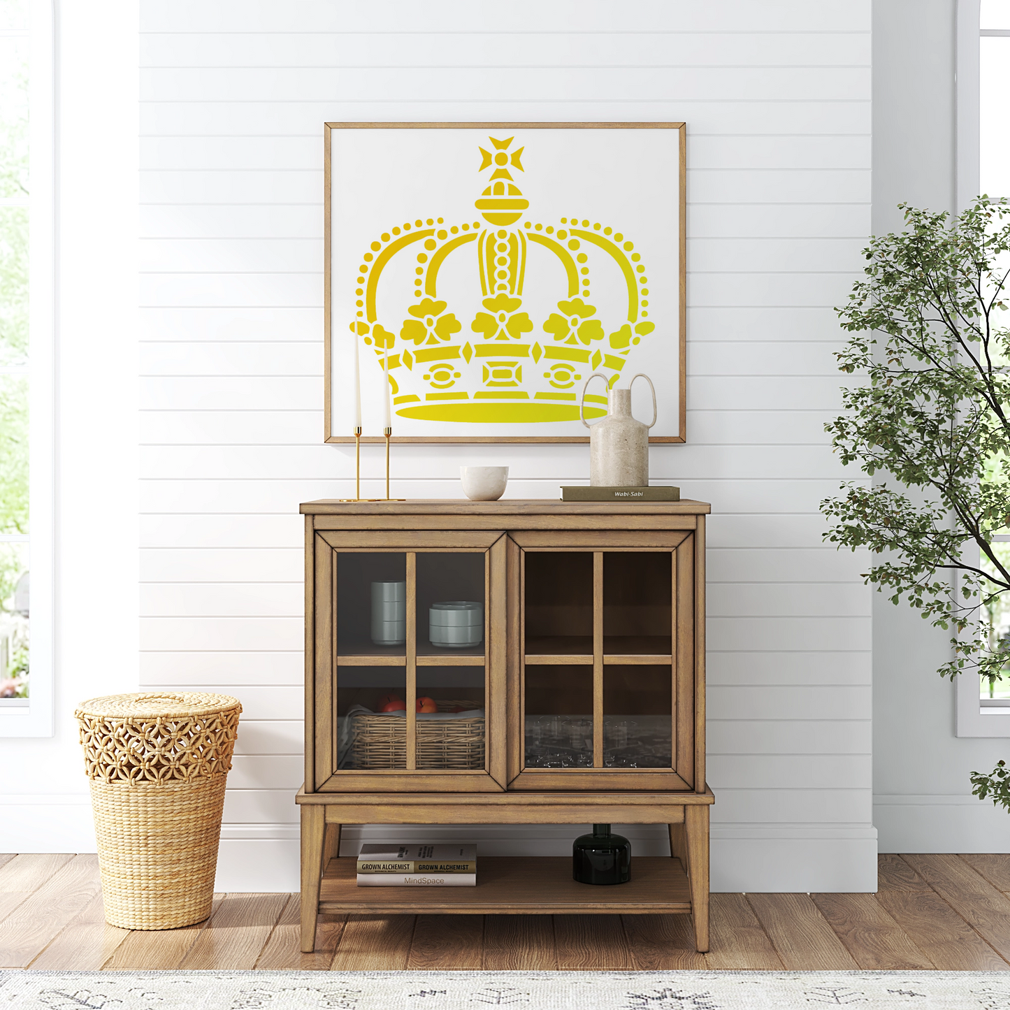 MaxxxMart - Theme Wall Stencil -3(Inches)