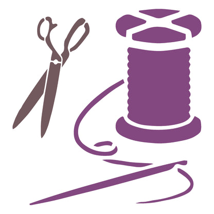 MaxxxMart - Theme Wall Stencil -3(Inches)