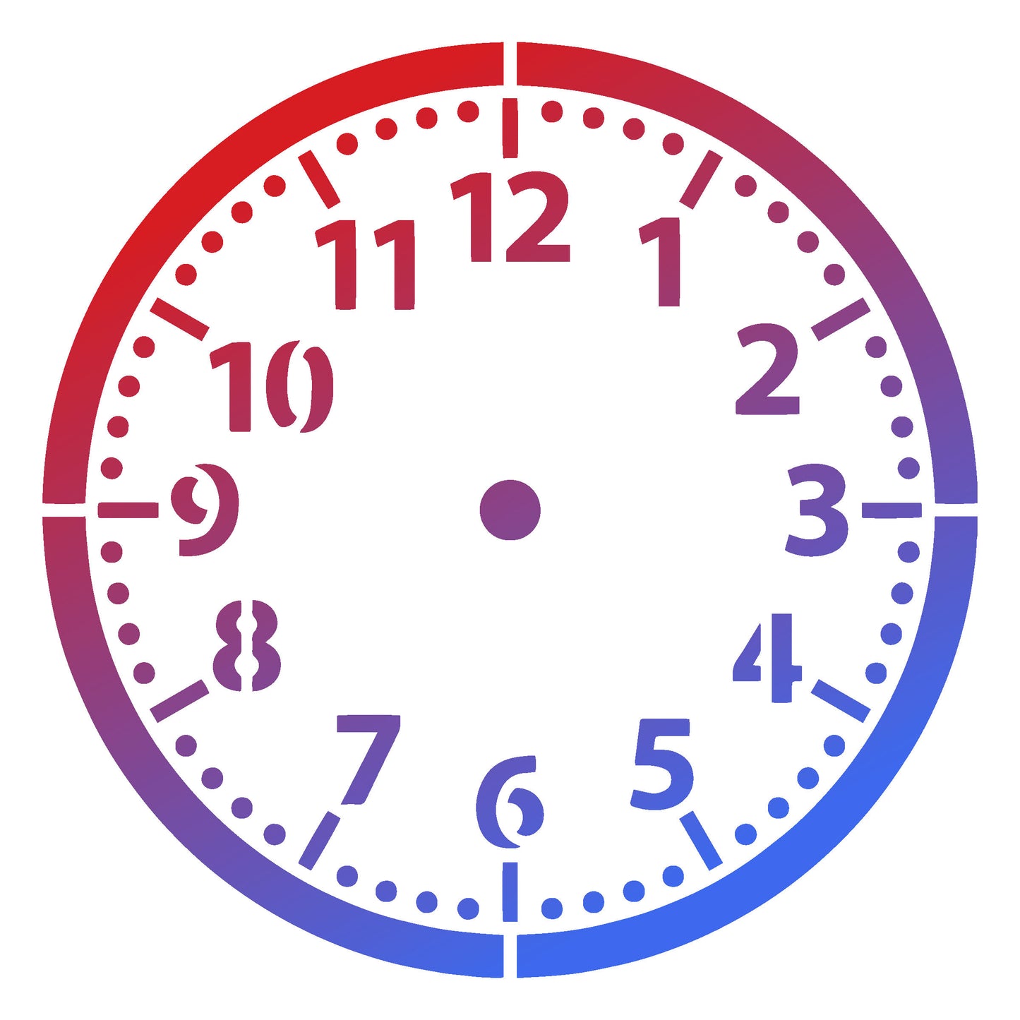 MaxxxMart - Theme Wall Stencil -3(Inches)