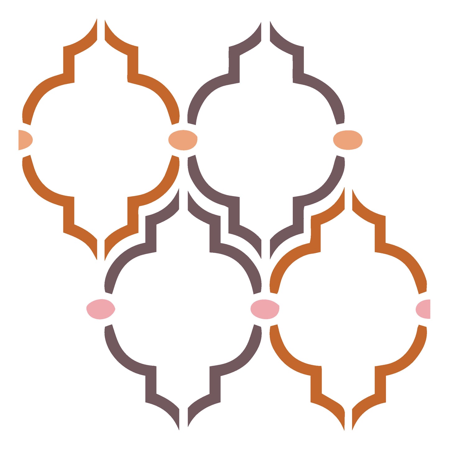 MaxxxMart - Theme Wall Stencil -3(Inches)