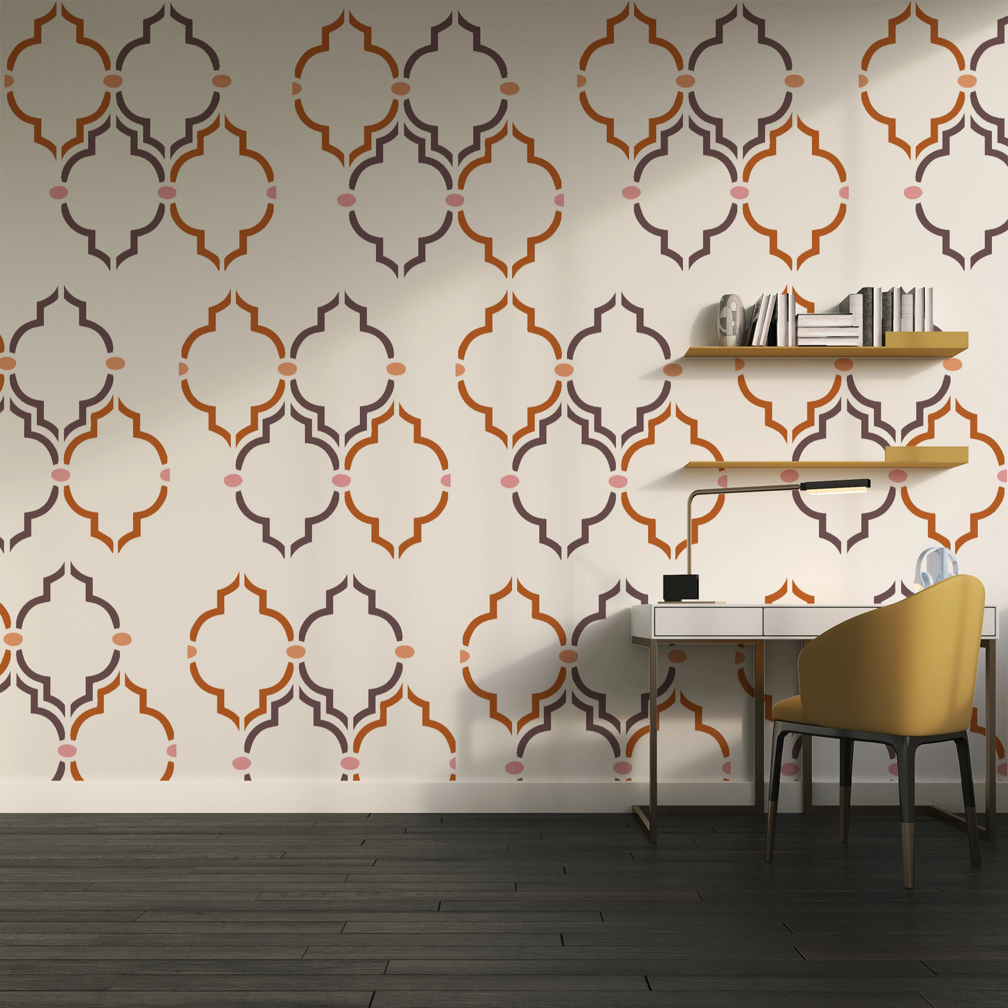 MaxxxMart - Theme Wall Stencil -3(Inches)