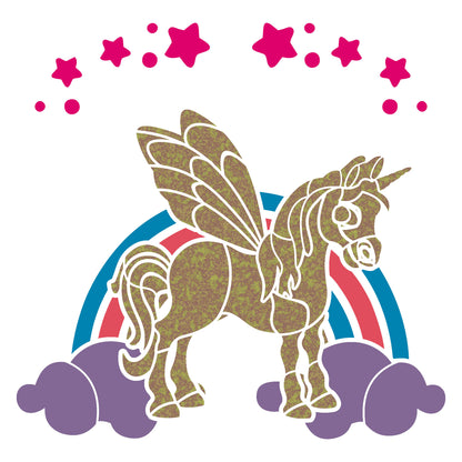 MaxxxMart - Multi Theme Wall stencil (Inches)