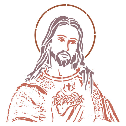 MaxxxMart -God's Theme Wall Stencil (Inches)