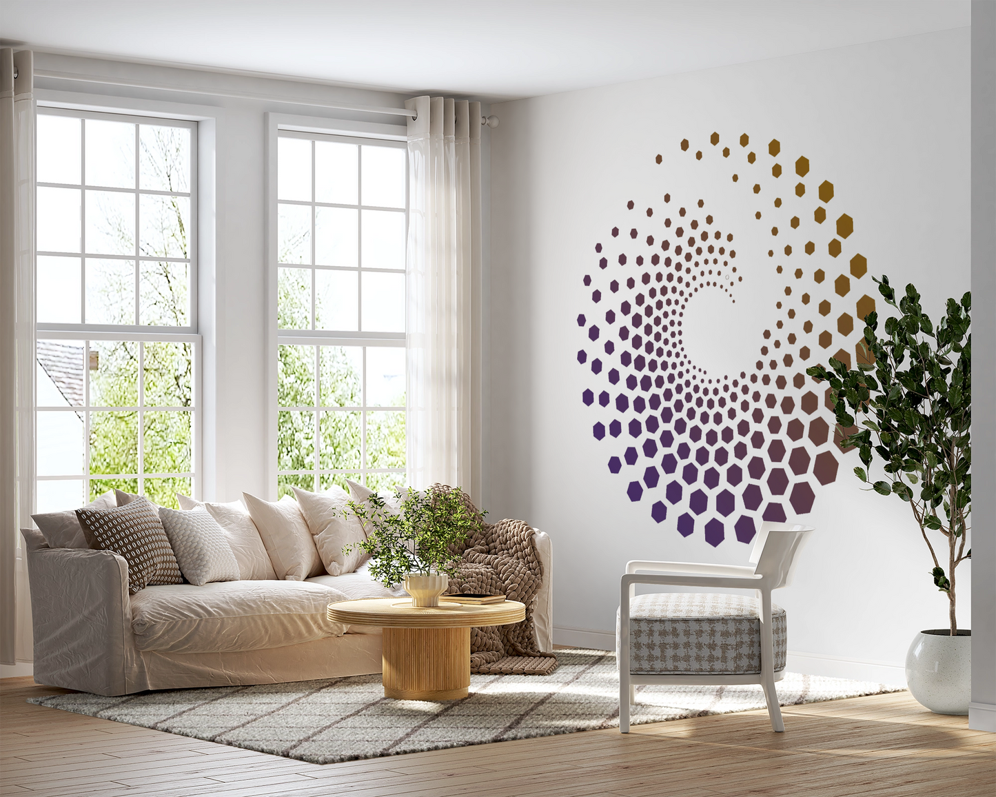 MaxxxMart-Multi Theme  Wall stencil -2(Inches)
