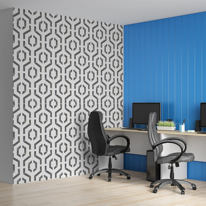 MaxxxMart-Tiles Pattern Wall stencil (Inches)