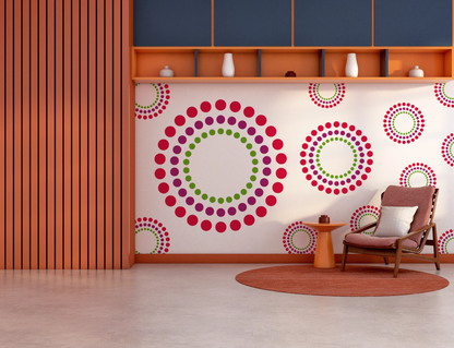 MaxxxMart-Multi Theme  Wall stencil -2(Inches)