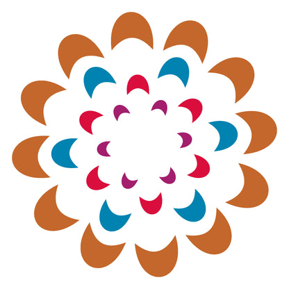 MaxxxMart-Multi Theme  Wall stencil -2(Inches)