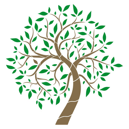 MaxxMart-Trees And Branches Wall Stencil (Inches)