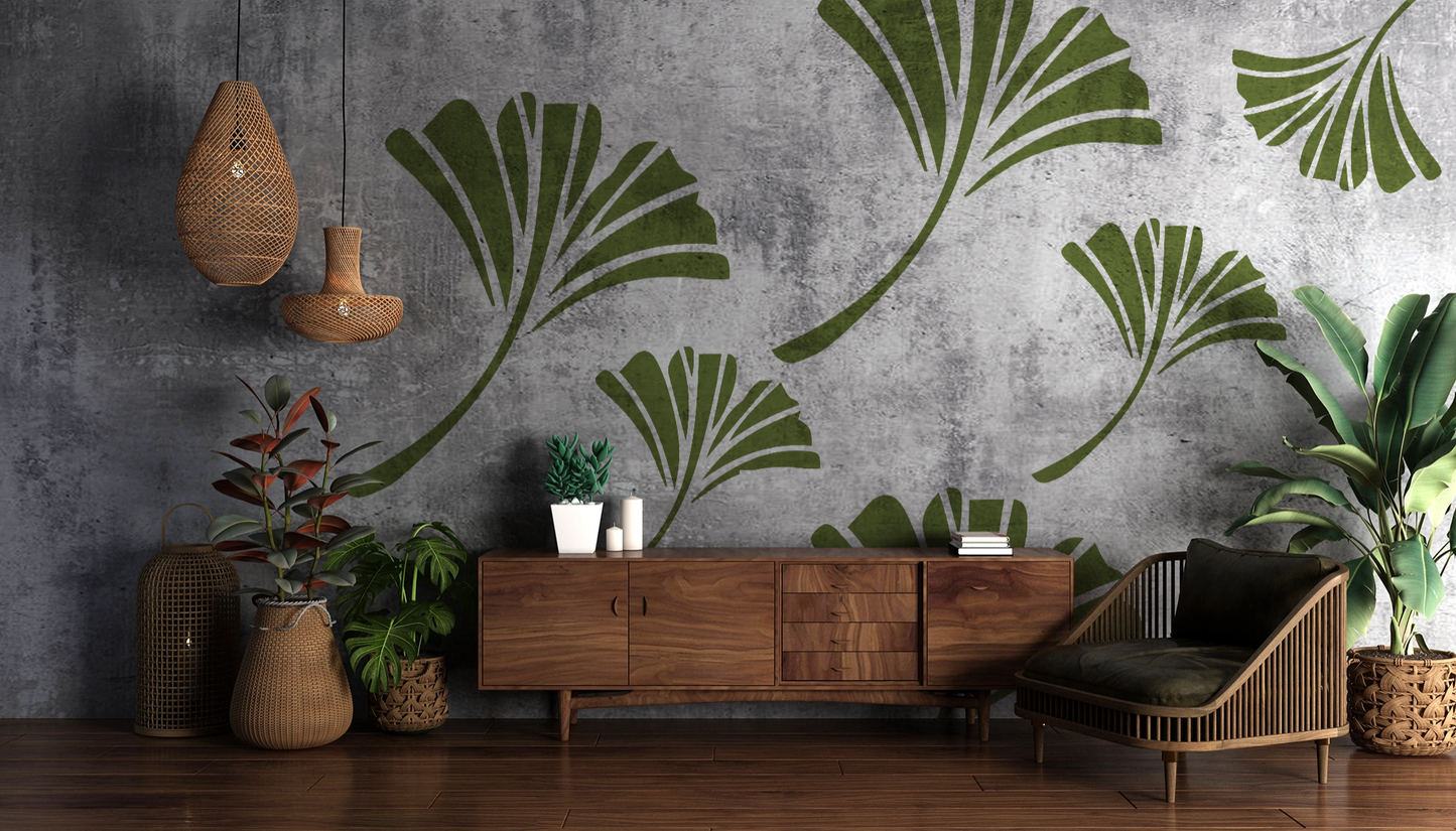 MaxxxMart - Laves Wall Stencil-(Inches)