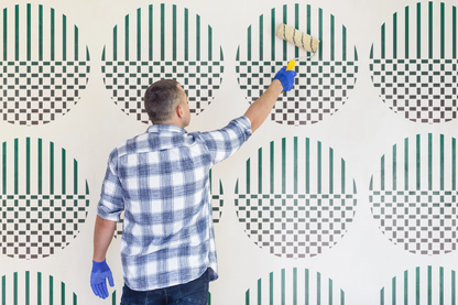MaxxxMart-Tiles Pattern Wall stencil (Inches)