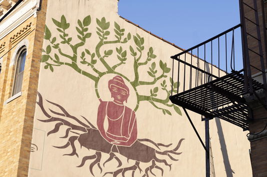 MaxxxMart - God's Theme Wall Stencil (Inches)