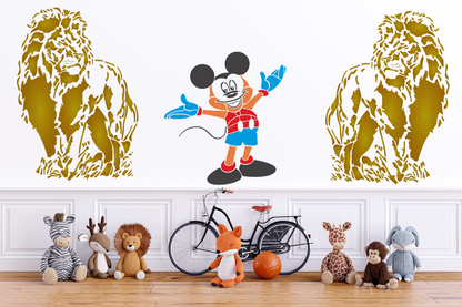 MaxxxMart - Animal Wall Stencil (Inches)