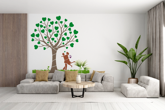 MaxxxMart-Trees And Branches Wall stencil (Inches)
