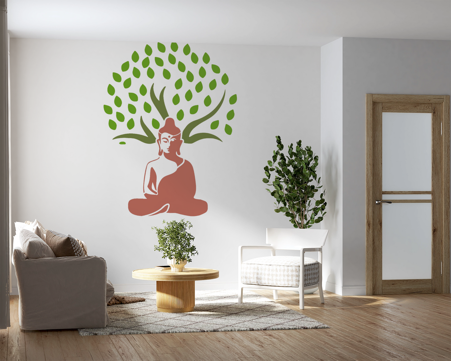 MaxxxMart - God's Theme Wall Stencil (Inches)